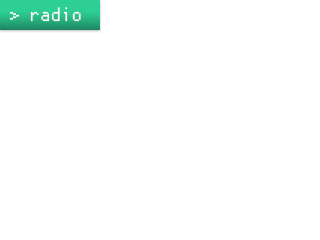 Radio highlight area with title overlay